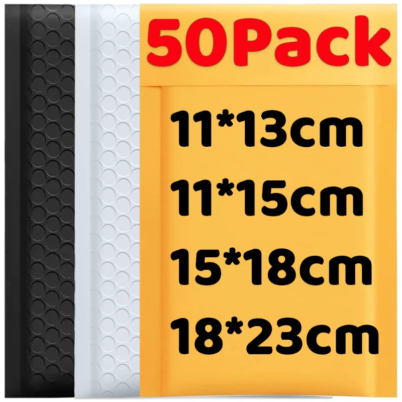 Letter Envelope Kraft - 10-50Pack Kraft Bubble Mailers Self-Sealing Paper