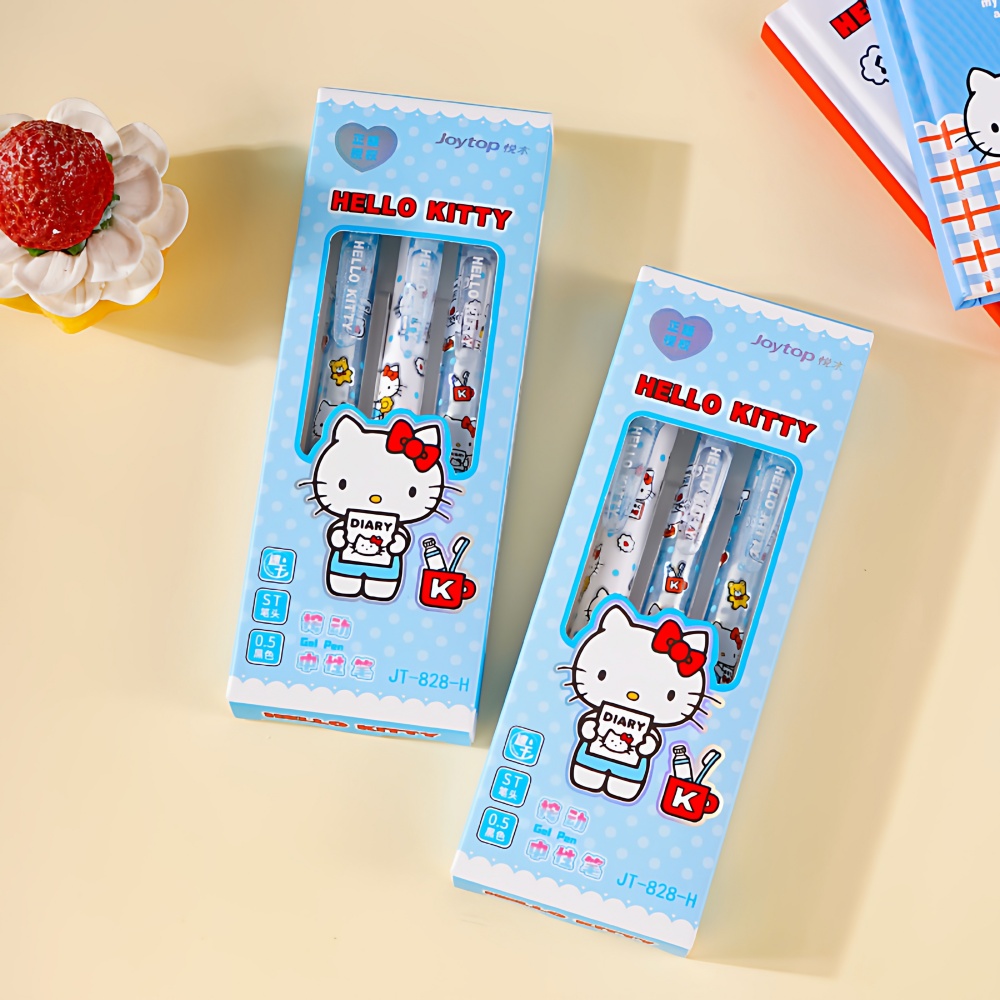Office Supply Office Stationery Items - Genuine 3 Pcs/Set Sanrio Gel Pen