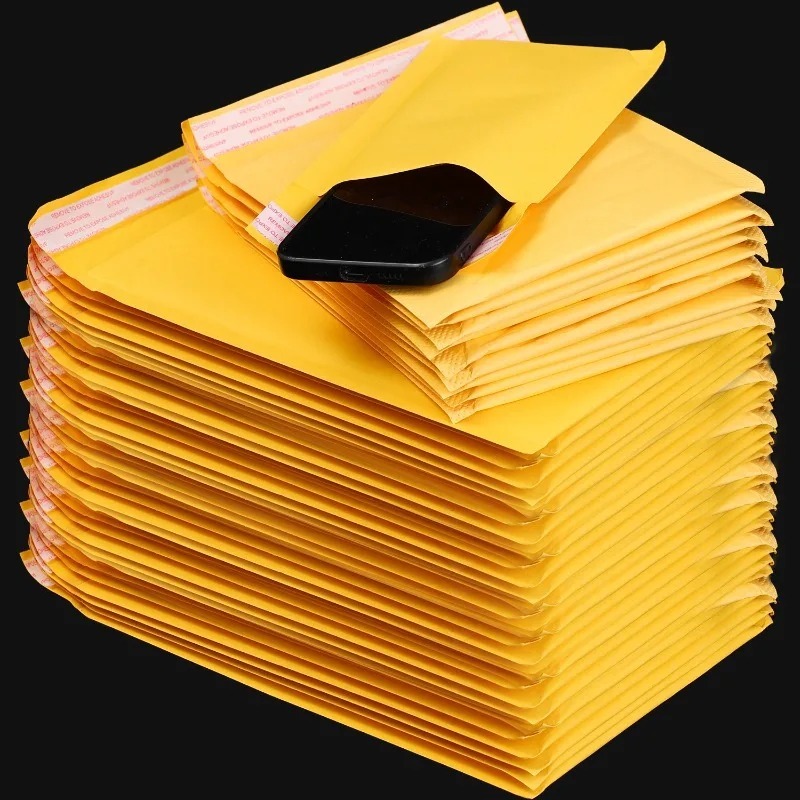 10-50Pack Kraft Bubble Mailers – обзор и цена Letter Envelope Kraft