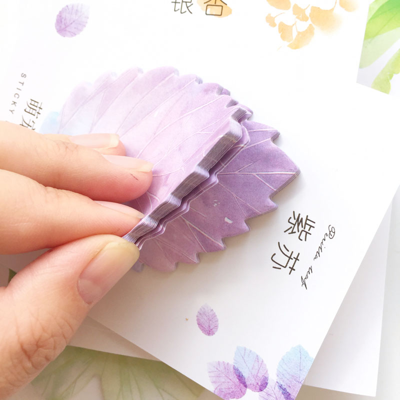 30 Pcs Leaf Sticky notes Plann – обзор и цена Office Stationery Supply List