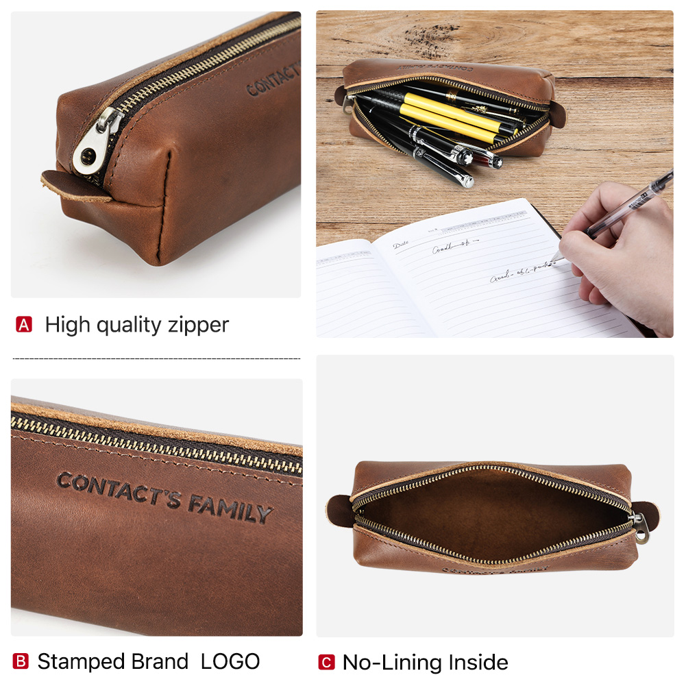 Retro Leather Pencil Case High – обзор и цена Stationery Supplies Business
