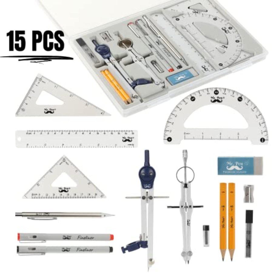 - Professional Geometry Set, 1 – обзор и цена Compass Geometry Set