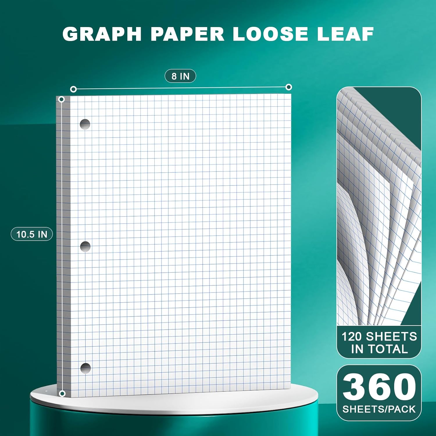 Loose Leaf Graph Paper Noteboo – обзор и цена Graph Paper Pad