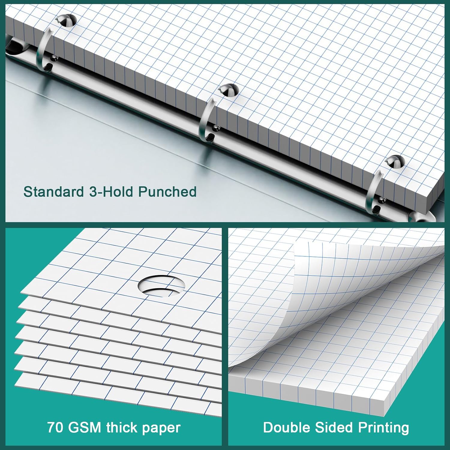 Loose Leaf Graph Paper Noteboo – обзор и цена Graph Paper Pad