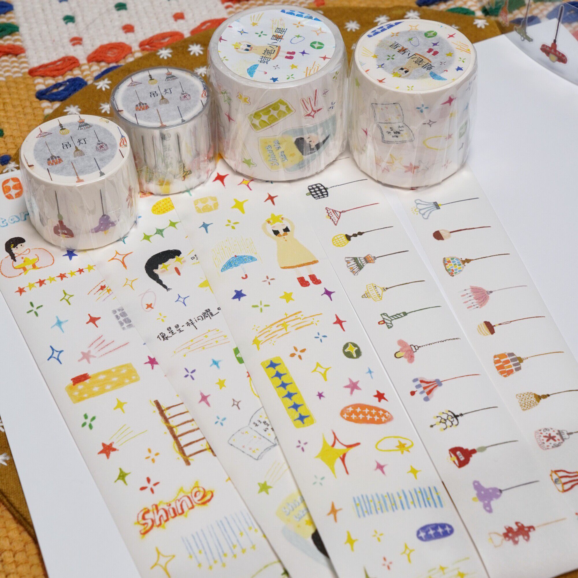 Wanle Studio Vintage Lovely St – обзор и цена Washi Tape Set