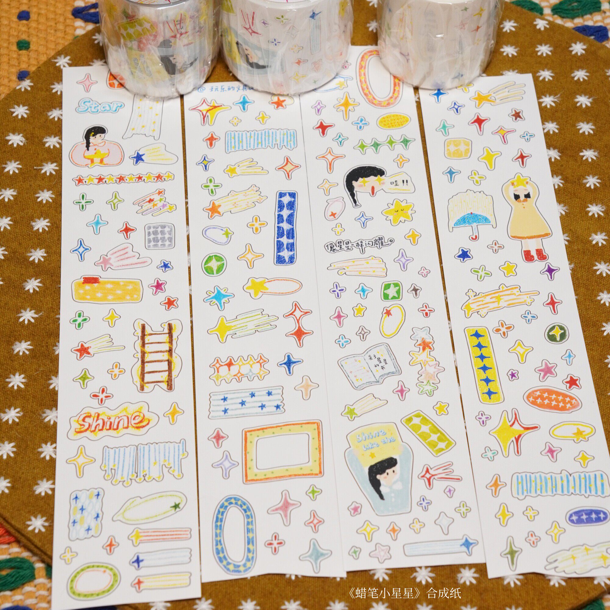 Wanle Studio Vintage Lovely St – обзор и цена Washi Tape Set