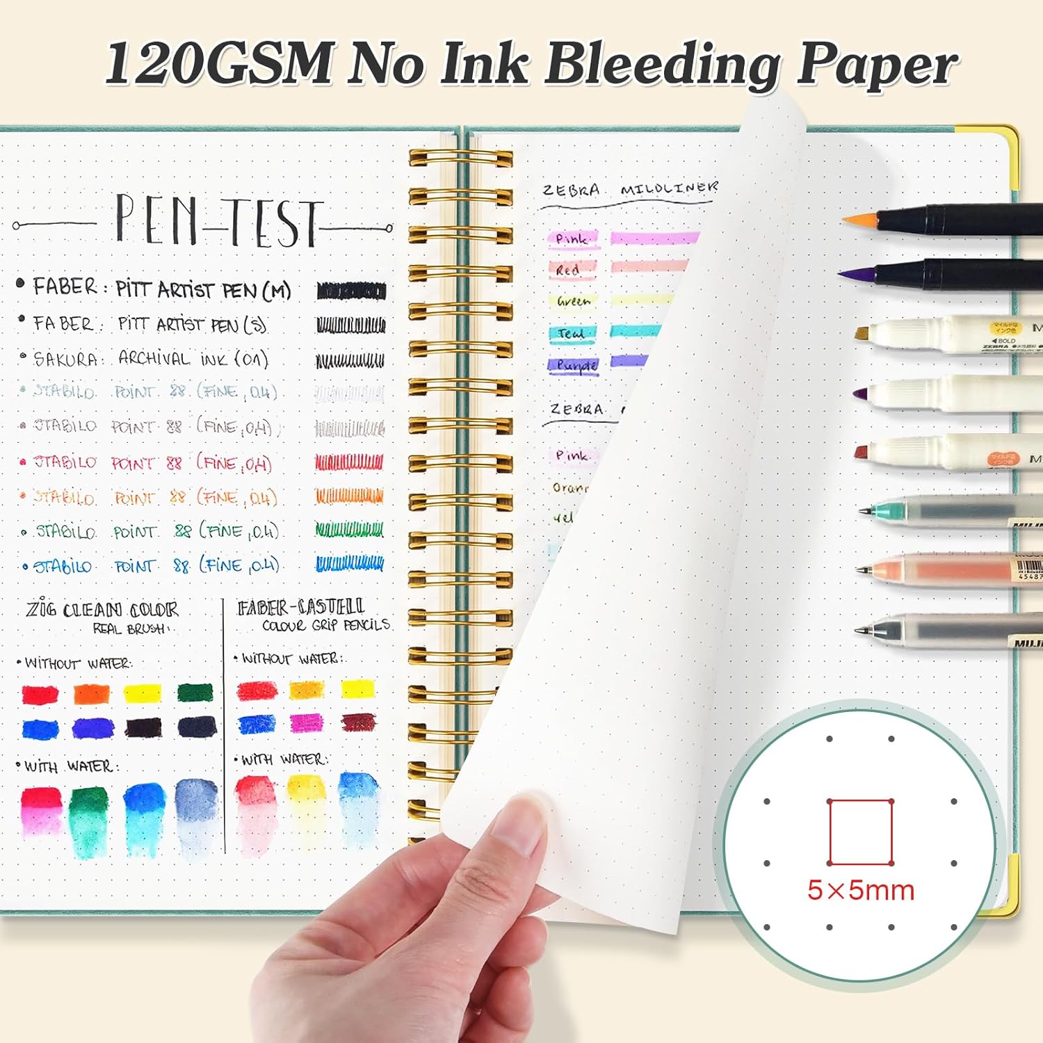 A5 Dotted Journal Spiral Noteb – обзор и цена Notebook Dotted A5
