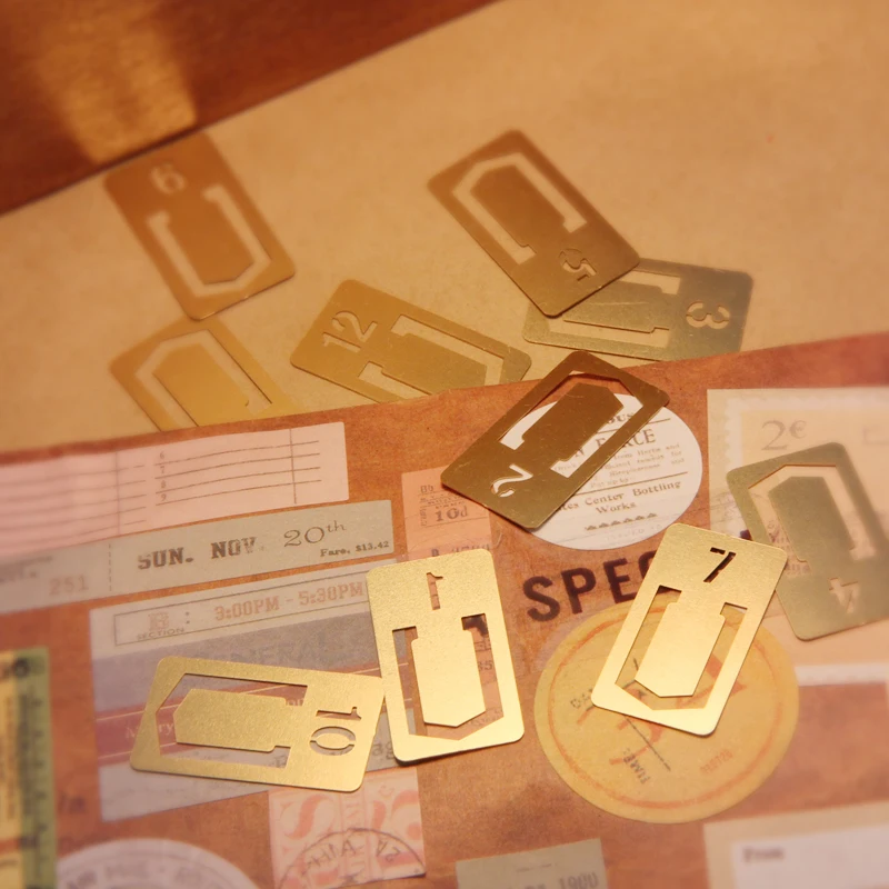 12 Pcs/lot Vintage Copper Book – обзор и цена Stationery Office And School Supply Stores
