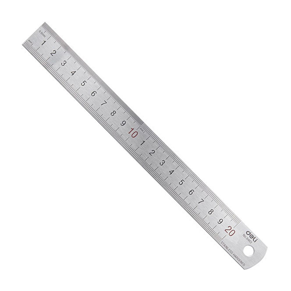 Deli 20cm Stainless Steel Meta – обзор и цена Stationery Office And School Supply Stores