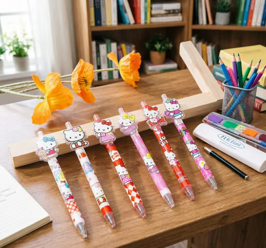 Cute Hello Kitty Gel Pen 0.5mm – обзор и цена Office Supply Office Stationery Items