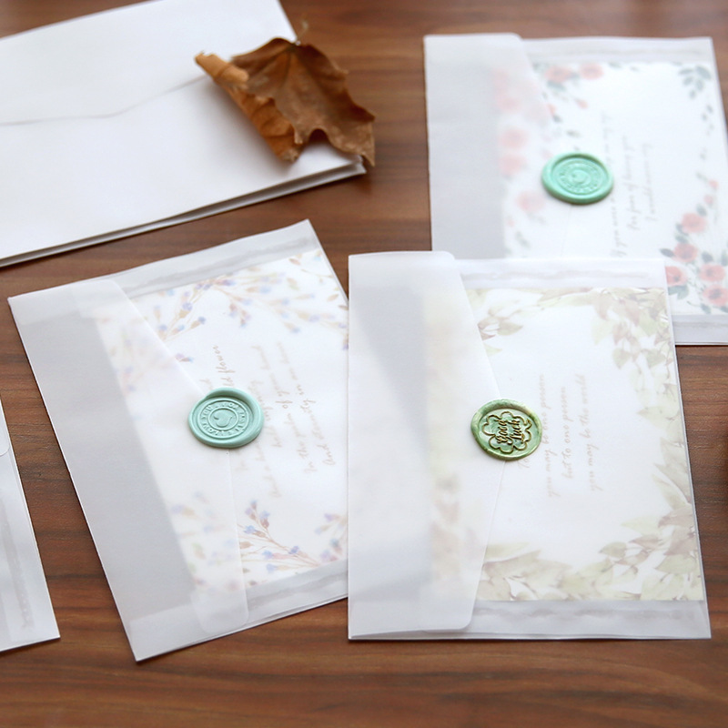 10pcs/lot Custom Transparent E – обзор и цена Letter Envelope Kraft