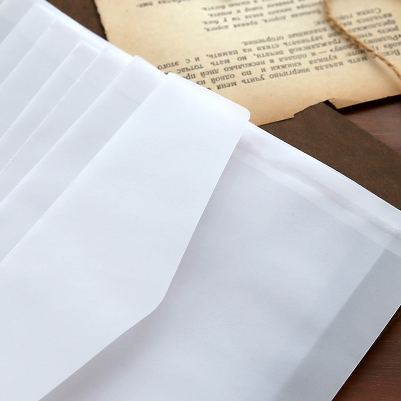 10pcs/lot Custom Transparent E – обзор и цена Letter Envelope Kraft