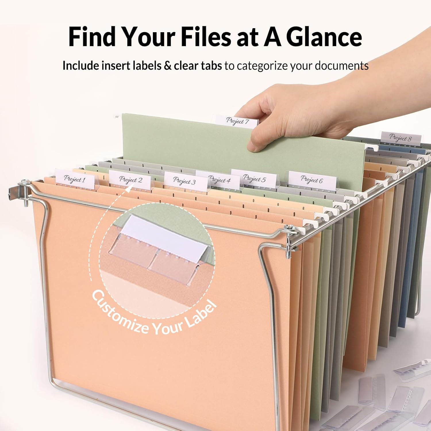 Hanging File Folders 6 Pack, L – обзор и цена File Folder Hanging