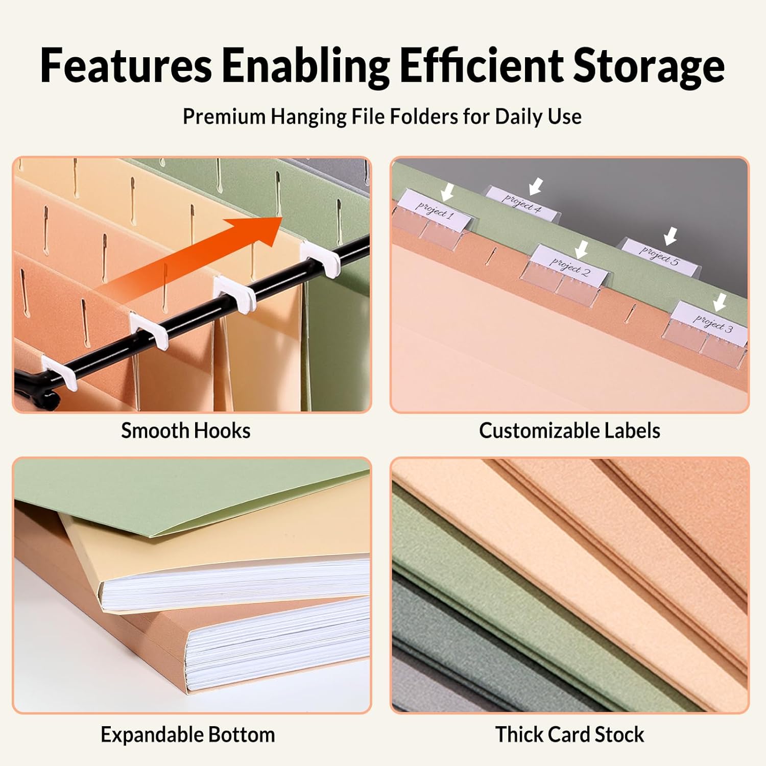 Hanging File Folders 6 Pack, L – обзор и цена File Folder Hanging