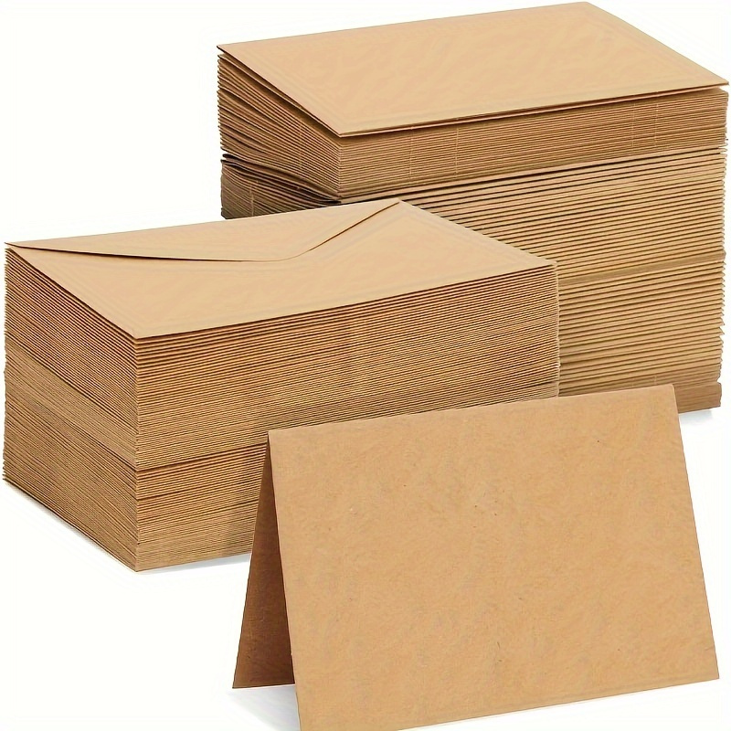 50/100pcs Kraft Paper Envelope – обзор и цена Letter Envelope Kraft