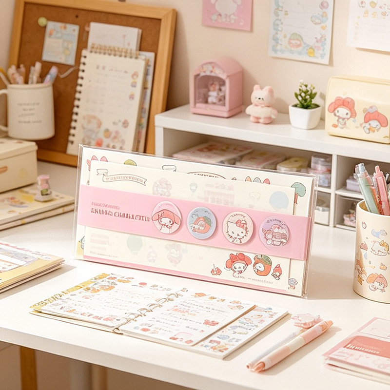 Sanrio Cartoon Hello Kitty Sti – обзор и цена Office Supply Office Stationery Items