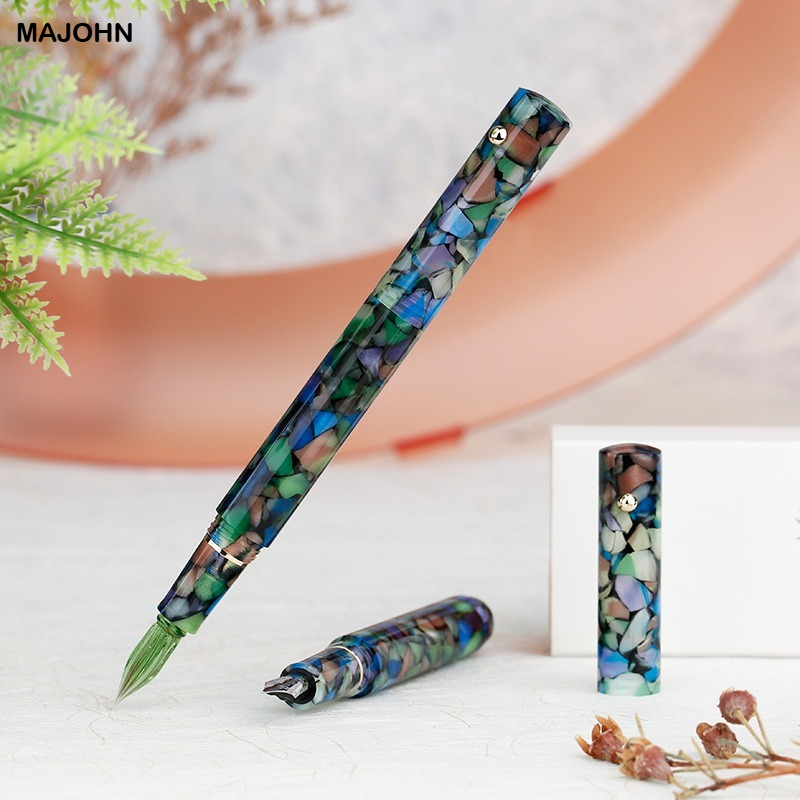 MAJOHN N8 Resin Glass Dip Pen  – обзор и цена Stationery Supplies Business