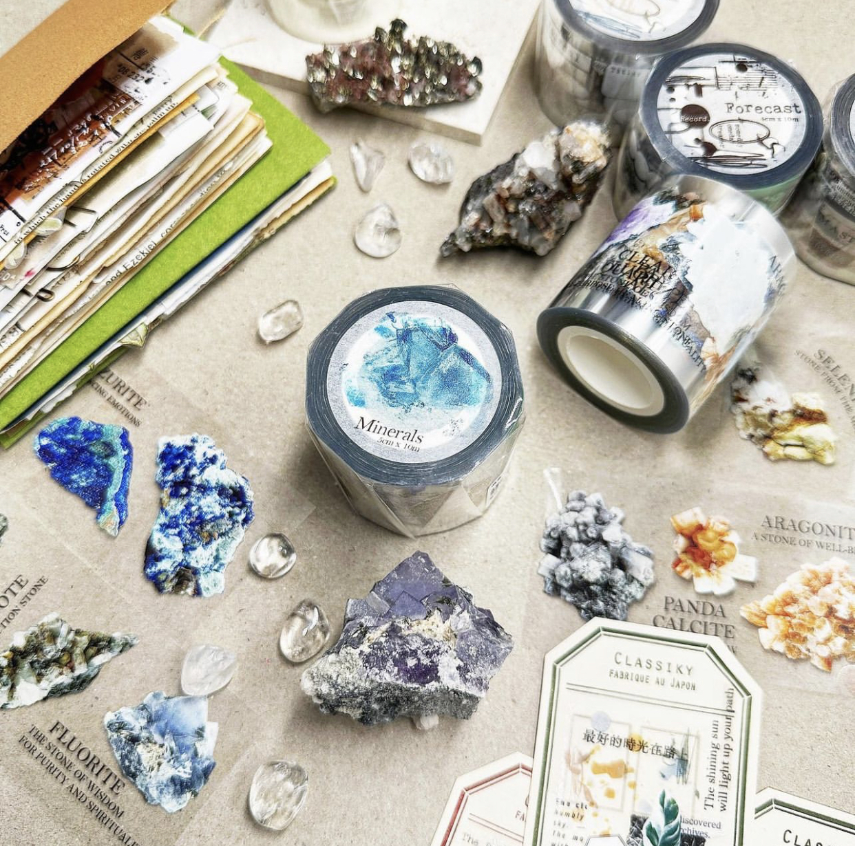 Gleam Vintage Minerals Herb Ma – обзор и цена Washi Tape Set