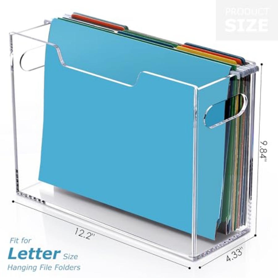 Clear Acrylic Hanging File Org – обзор и цена File Folder Hanging