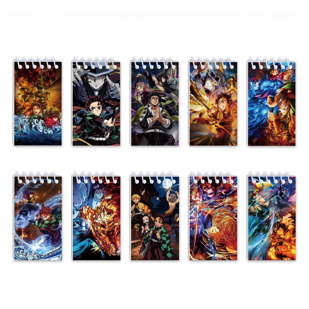 10PCS Demon Slayer Notepads. S – обзор и цена Is Stationery Office Supply
