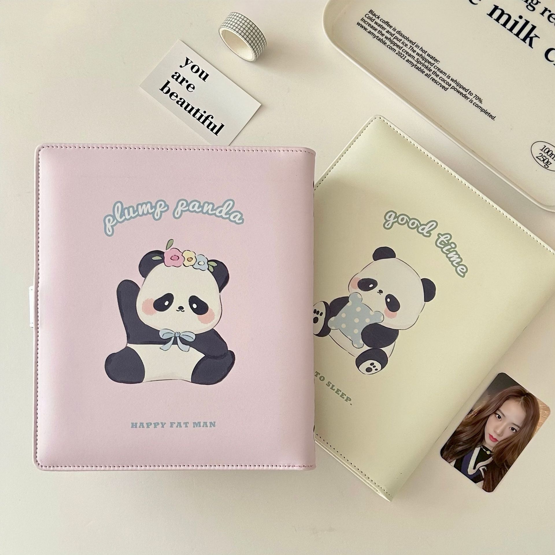 A5 Cute Bamboo Cover Pu Leathe – обзор и цена Notebook Dotted A5