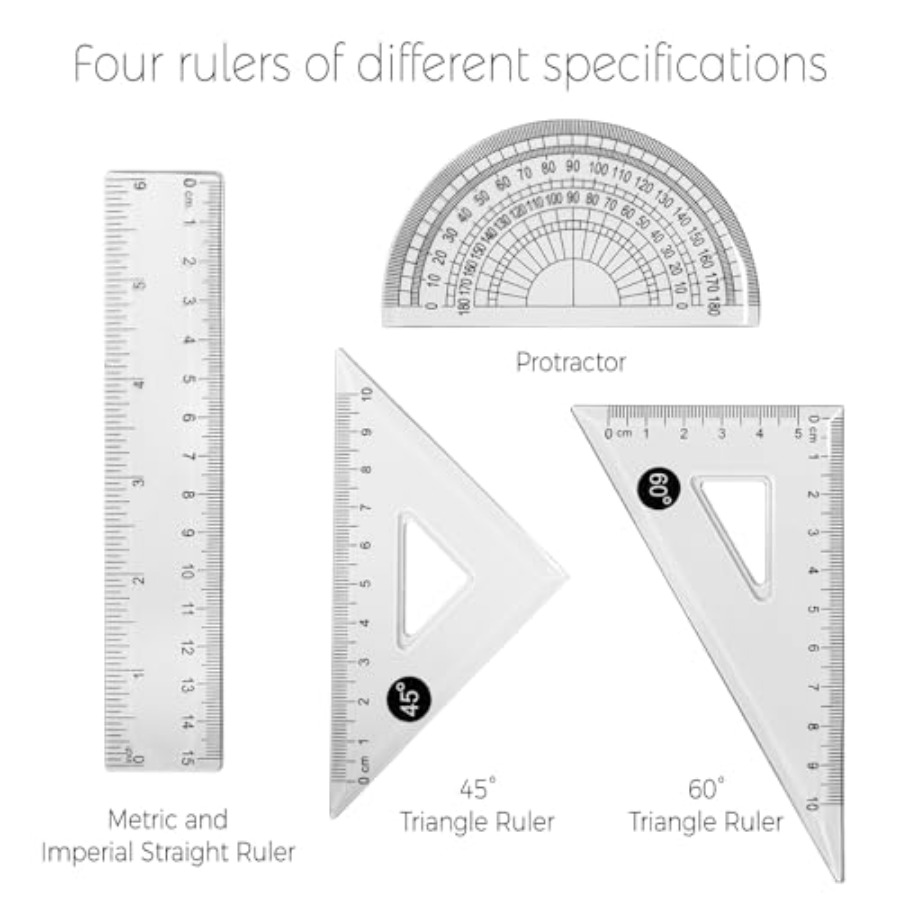 Protractor and Compass Set wit – обзор и цена Compass Geometry Set