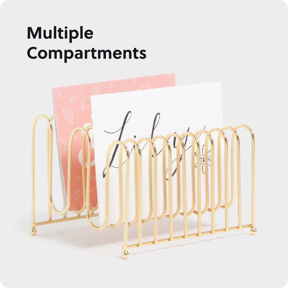 Bent Wire Desk Organizer Lette – обзор и цена Is Stationery Office Supply