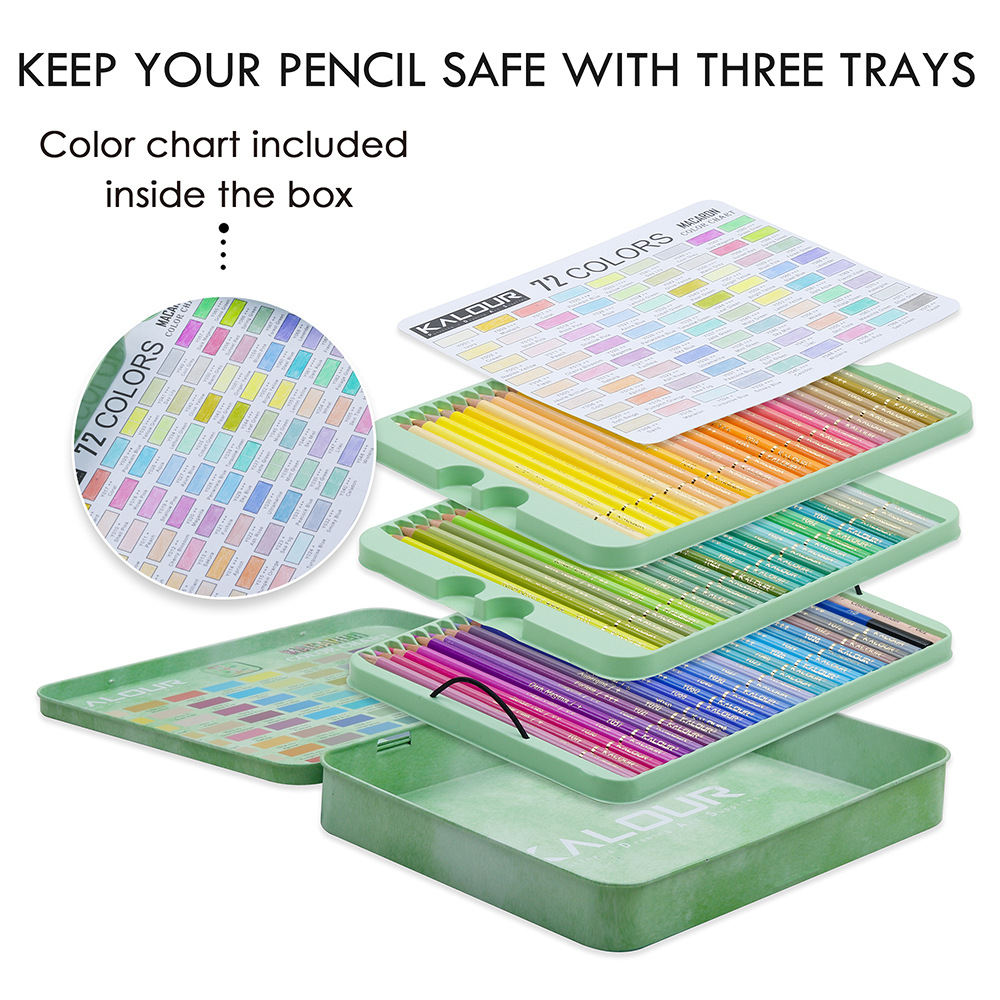 72pcs Macarons Color Pencils P – обзор и цена Highlighter Set Pastel