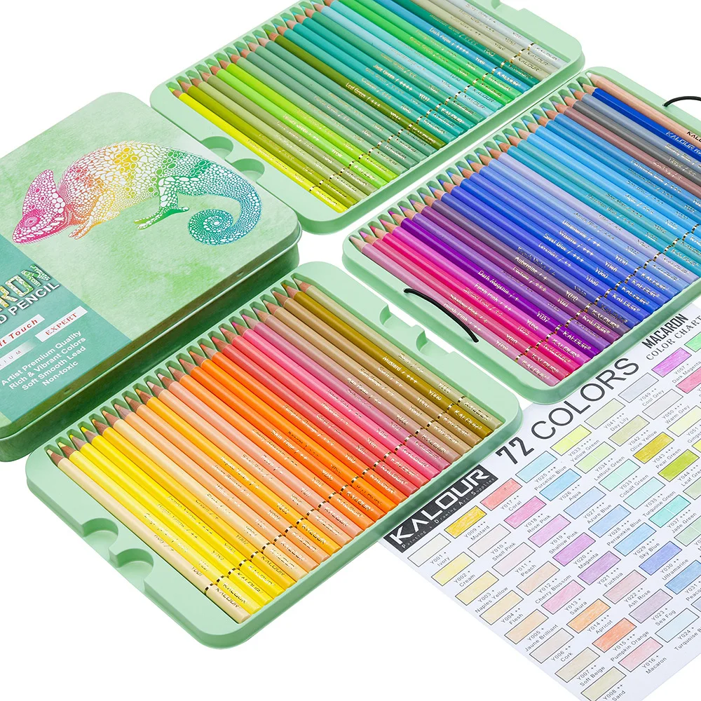 72pcs Macarons Color Pencils P – обзор и цена Highlighter Set Pastel