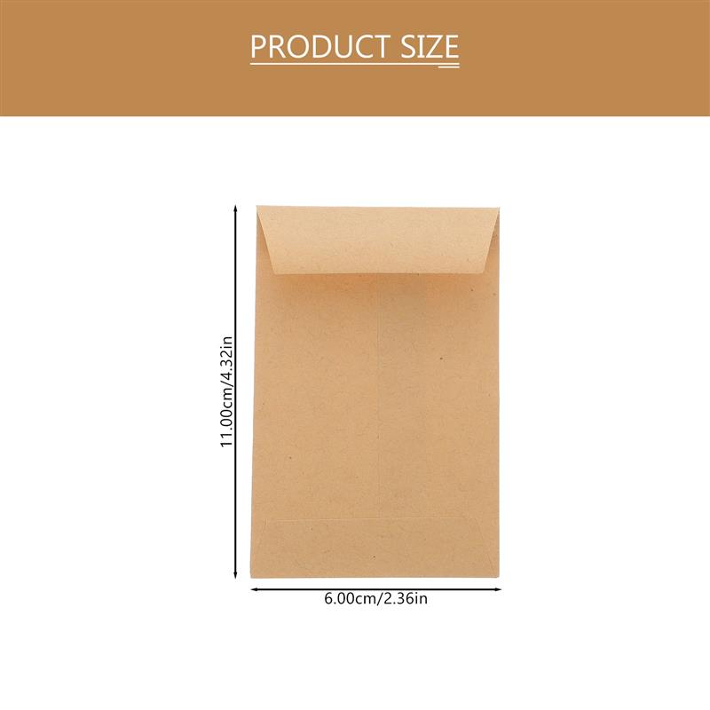100Pcs Small Kraft Seed Envelo – обзор и цена Letter Envelope Kraft