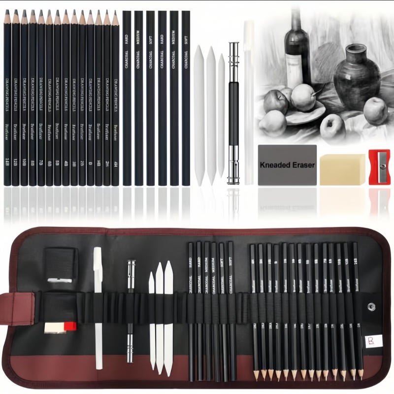 29-Piece Sketching Art Set for – обзор и цена Highlighter Set Pastel