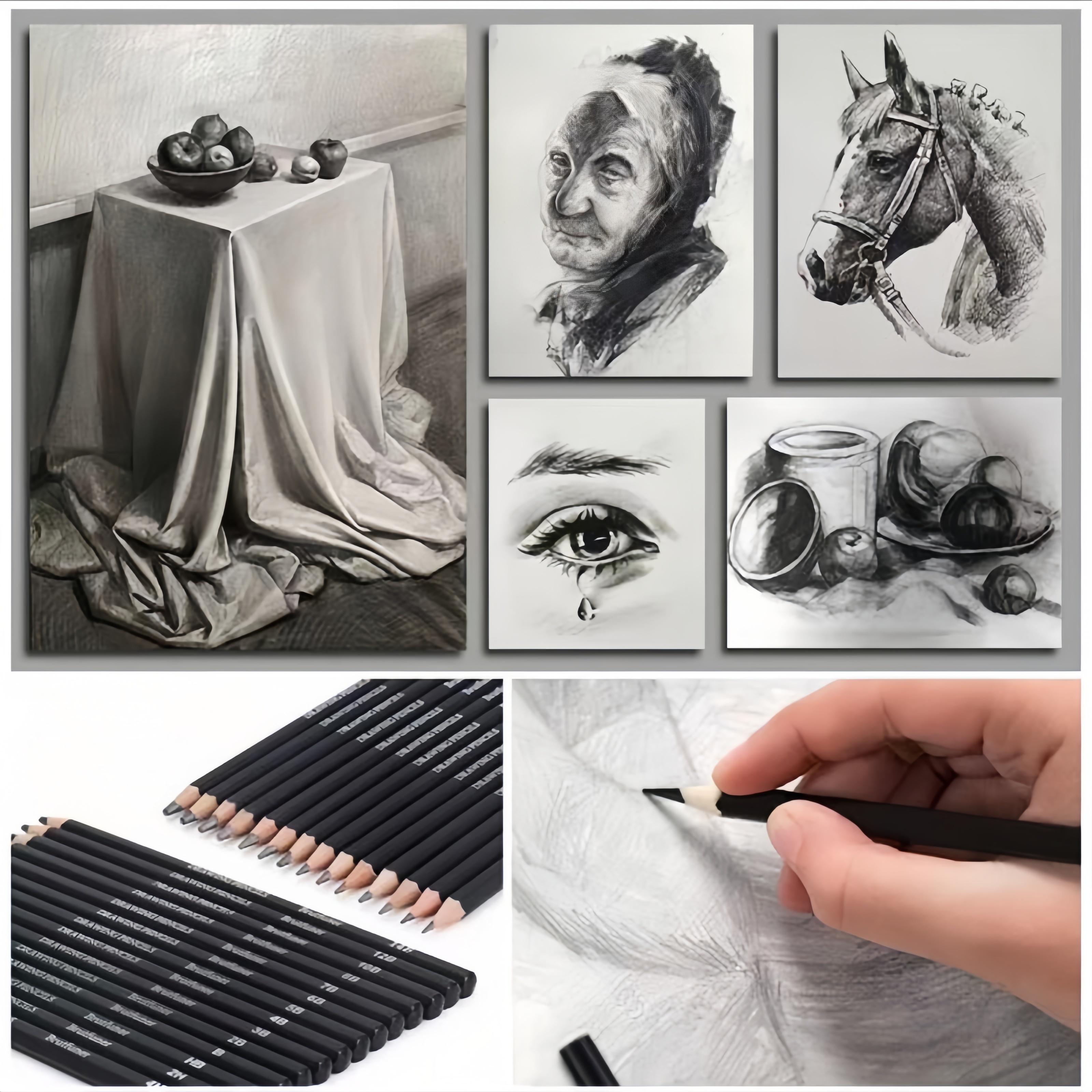 29-Piece Sketching Art Set for – обзор и цена Highlighter Set Pastel