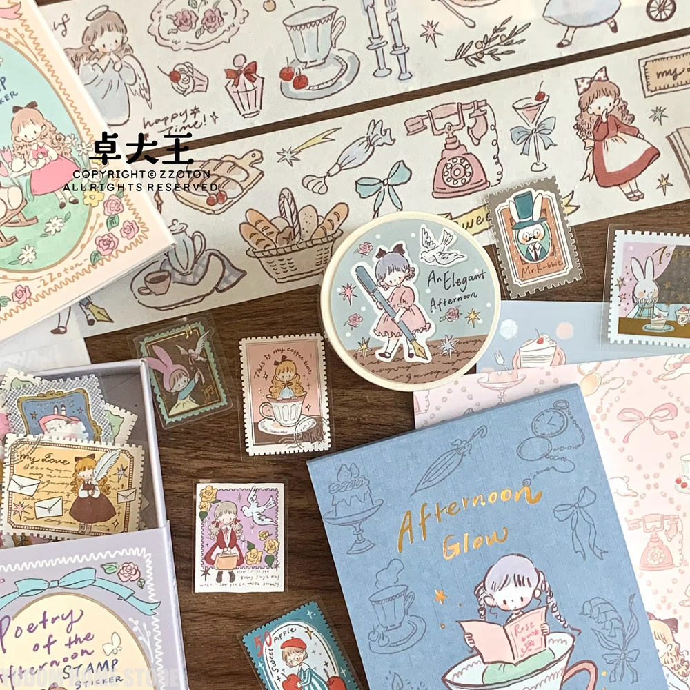 1m Zzoton Studio Vintage Elega – обзор и цена Washi Tape Set