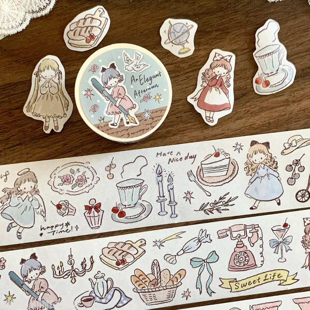 1m Zzoton Studio Vintage Elega – обзор и цена Washi Tape Set