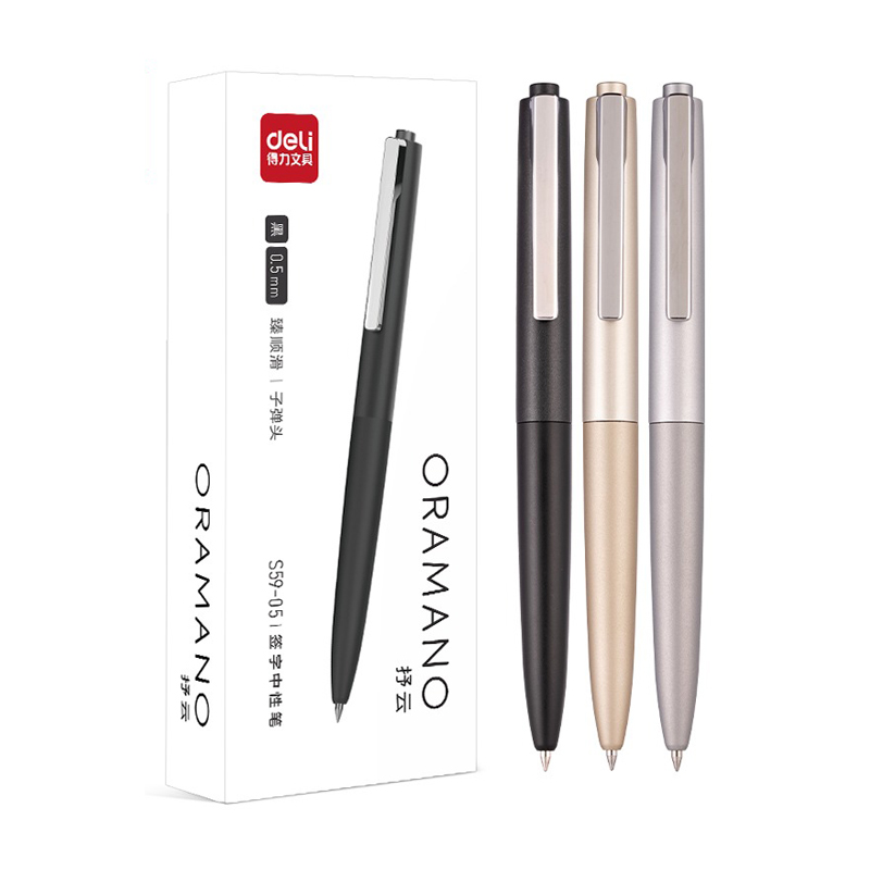 Deli 3pcs 0.5mm/0.7mm Black In – обзор и цена Stationery Supplies Business