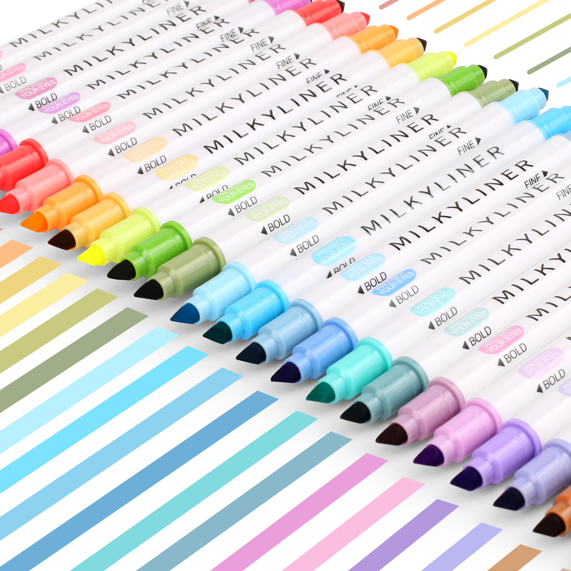 12/24pcs Highlighters Assorted – обзор и цена Highlighter Set Pastel