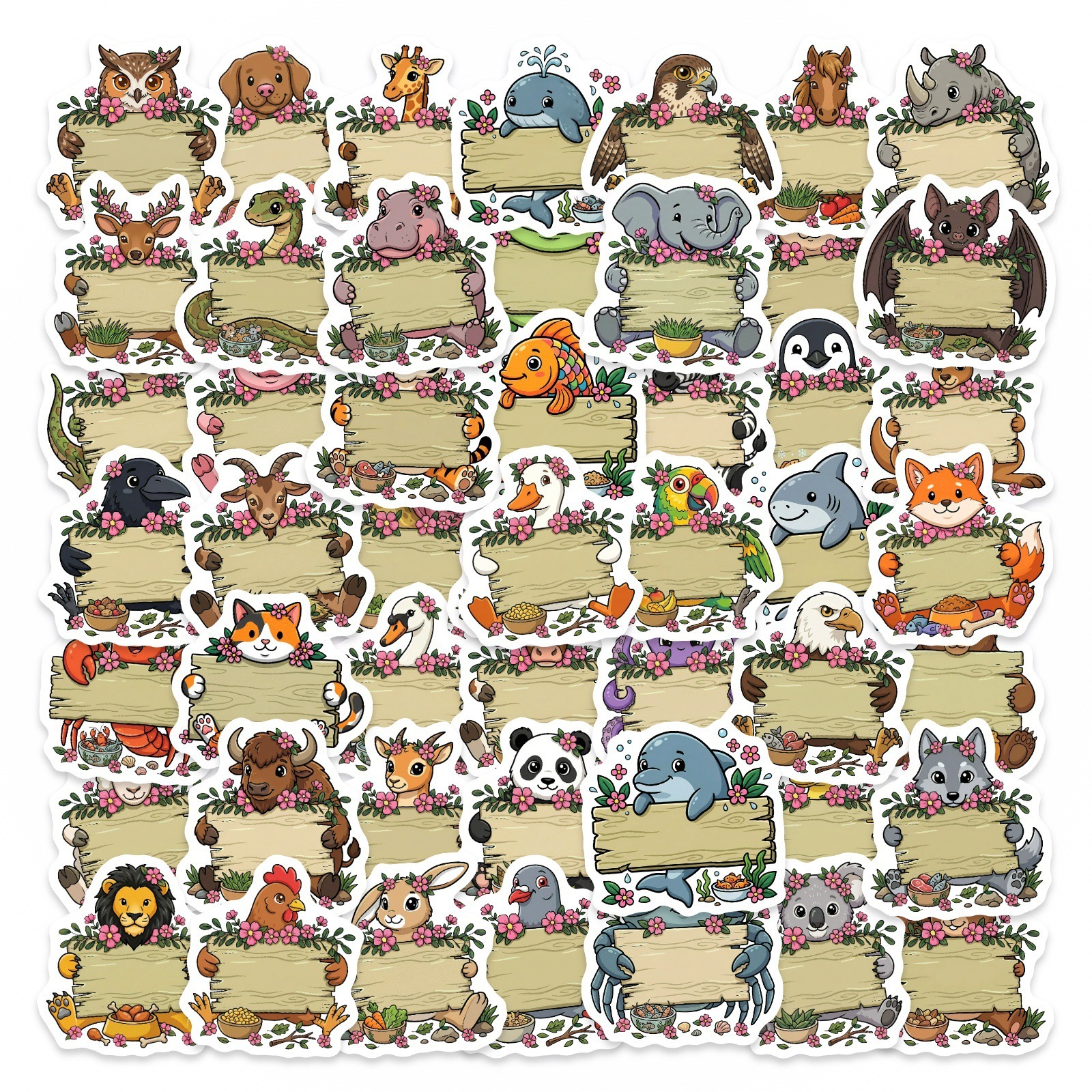 50/100Pcs HD Watercolor Forest – обзор и цена Paper Deal Stationery & Office Supply Kota Bharu