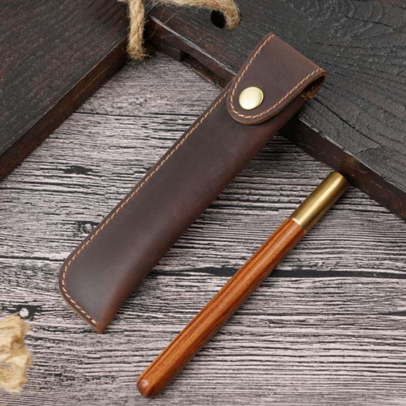 1pc Pen Bag Leather Packaging  – обзор и цена Stationery Supplies Business