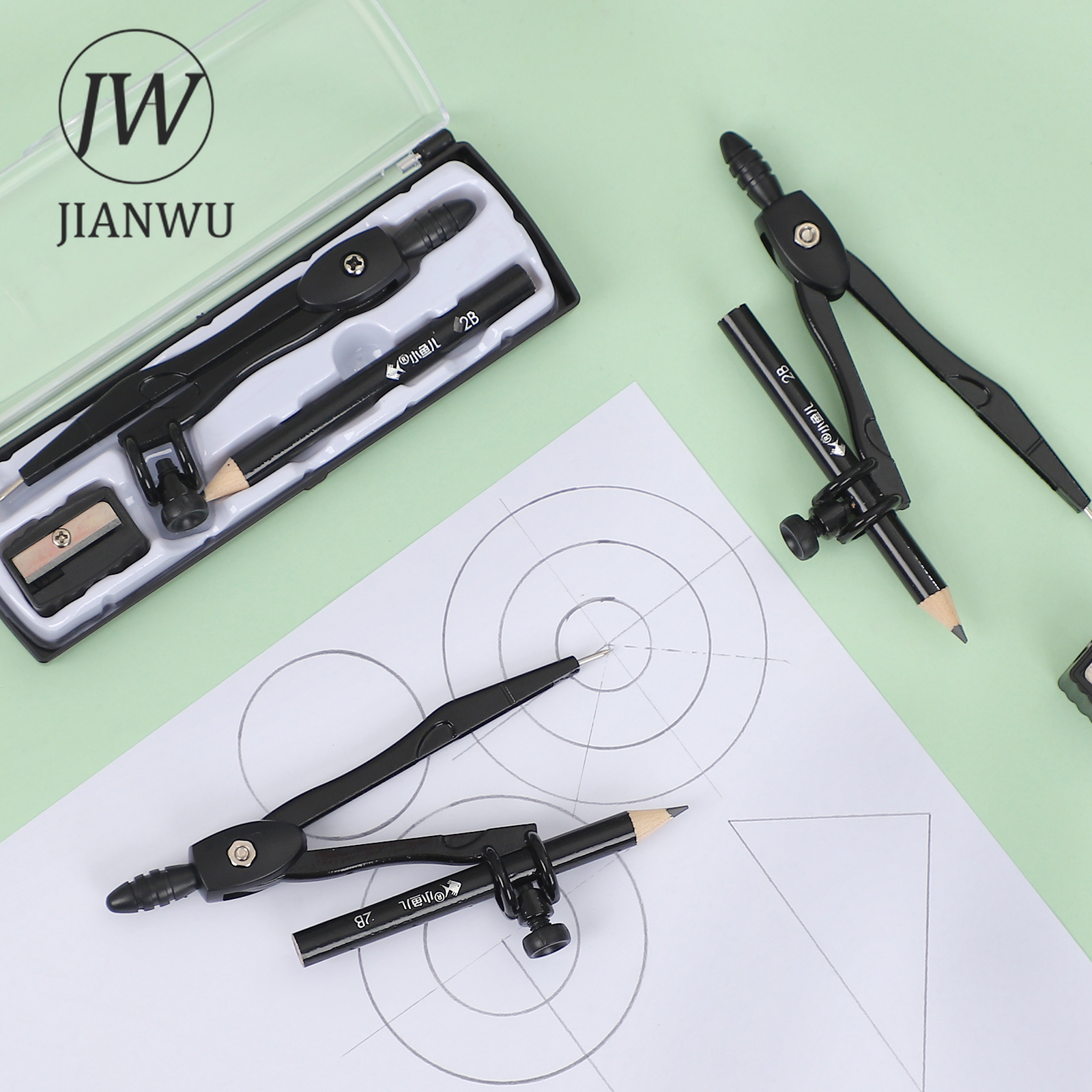 JIANWU Black Metal Compass Geo – обзор и цена Compass Geometry Set