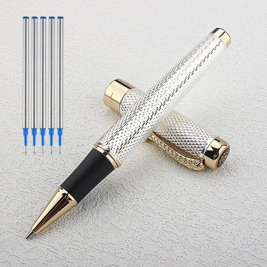 Jinhao 1200 Gold/Silver Metal  – обзор и цена Stationery Supplies Business