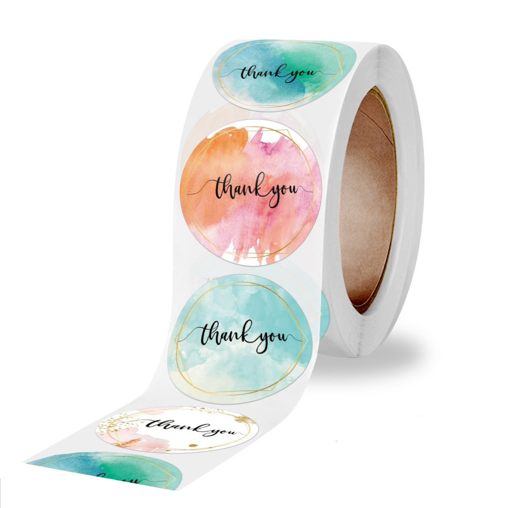 100-500 Pcs Thank You Stickers – обзор и цена Stationery Supplies Business