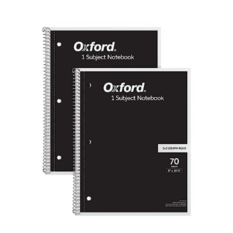 Spiral Notebook 2 Pack, 1 Subj – обзор и цена Graph Paper Pad