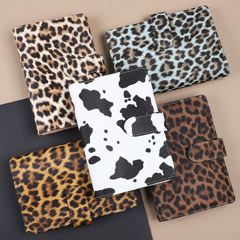 A6 Leopard Print Loose Leaf Co – обзор и цена Notebook Dotted A5