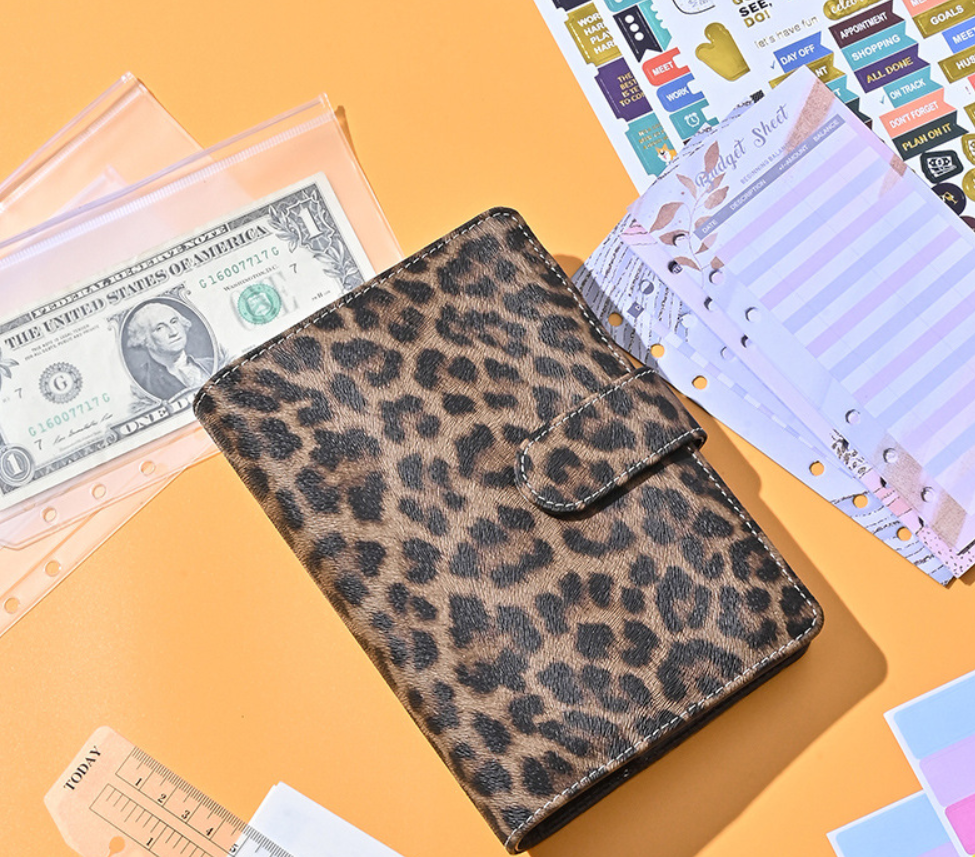 A6 Leopard Print Loose Leaf Co – обзор и цена Notebook Dotted A5