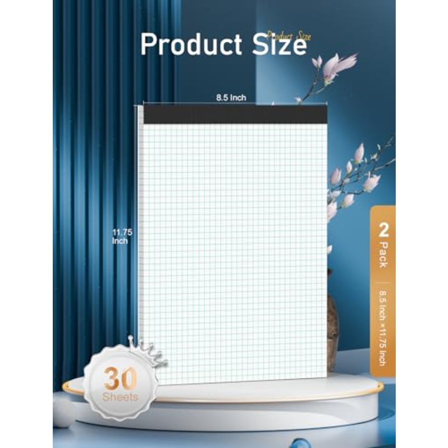 Graph Paper Pad 11, 2 Pack, 44 – обзор и цена Graph Paper Pad