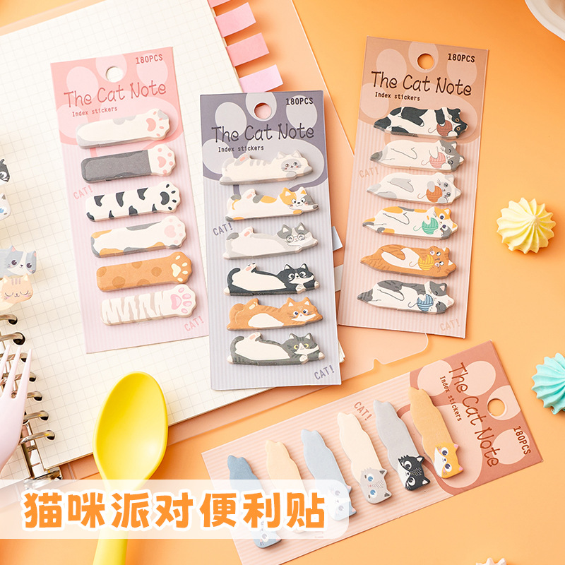 40packs Kawaii Cat Memo Pad St – обзор и цена Stationery Office Items List