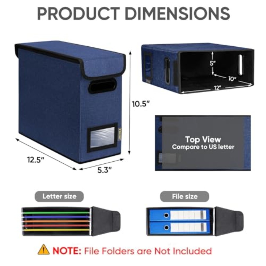 File Organizer Box with Lid, C – обзор и цена File Folder Hanging