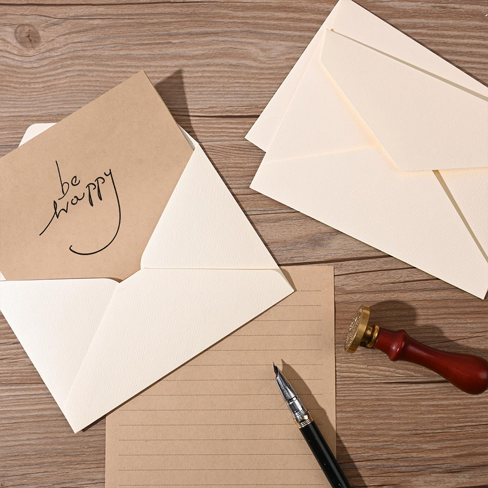 Stationery Set with Envelopes  – обзор и цена Letter Envelope Kraft