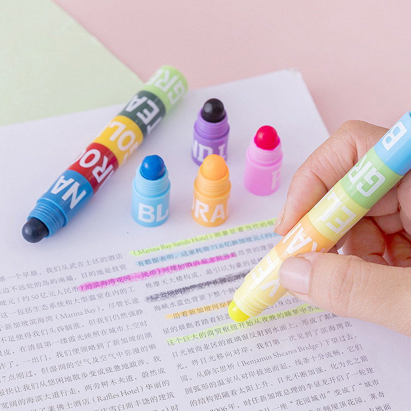 6/12 Colors Splice Mini Bible  – обзор и цена Highlighter Set Pastel