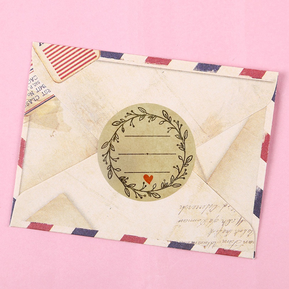 500 PCs/roll 1 inch kraft pape – обзор и цена Letter Envelope Kraft